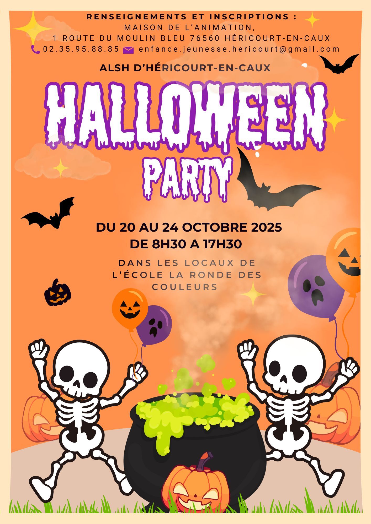 Affiche Halloween 2025