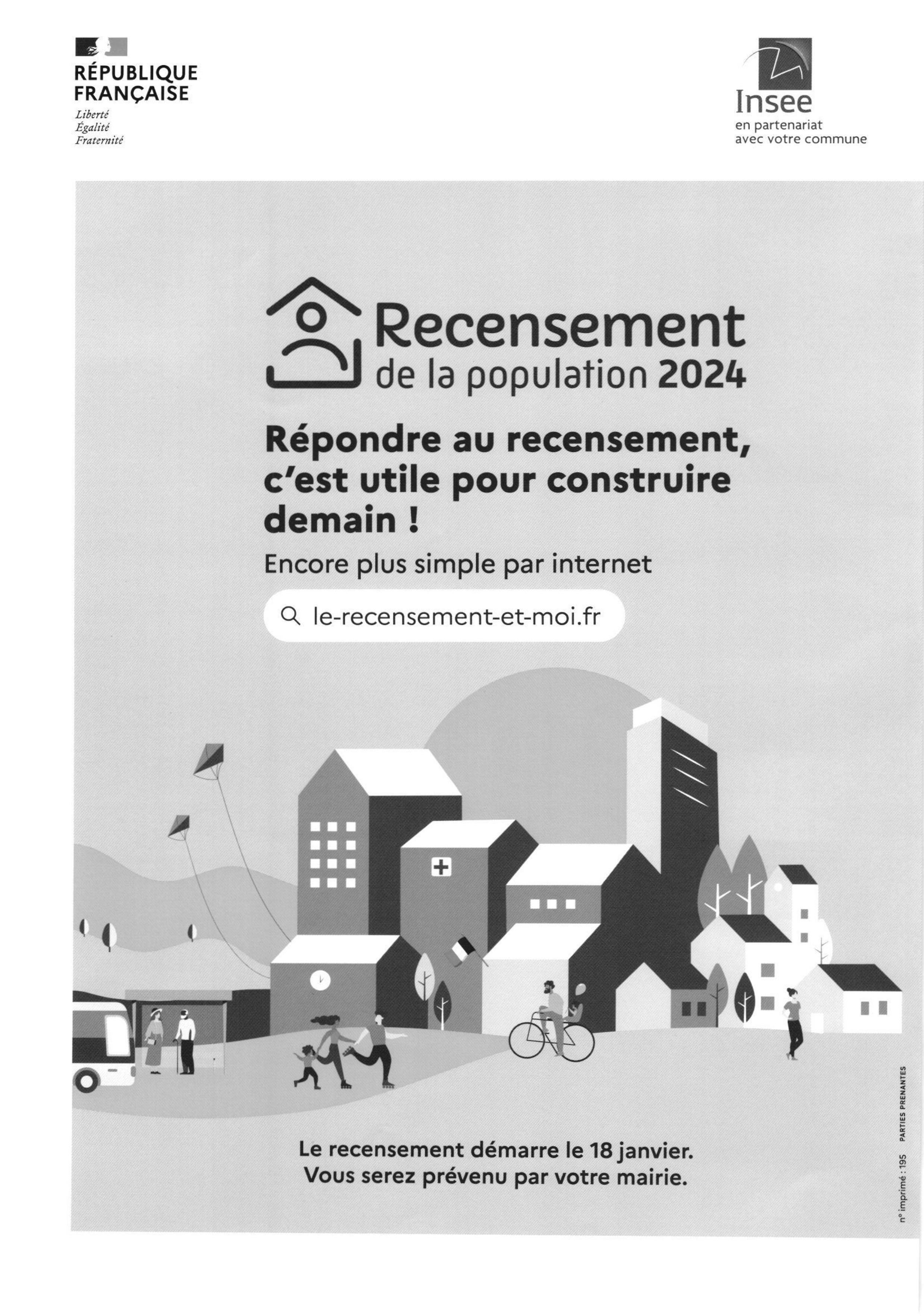 AFFICHE RECENSEMENT DE LA POPULATION